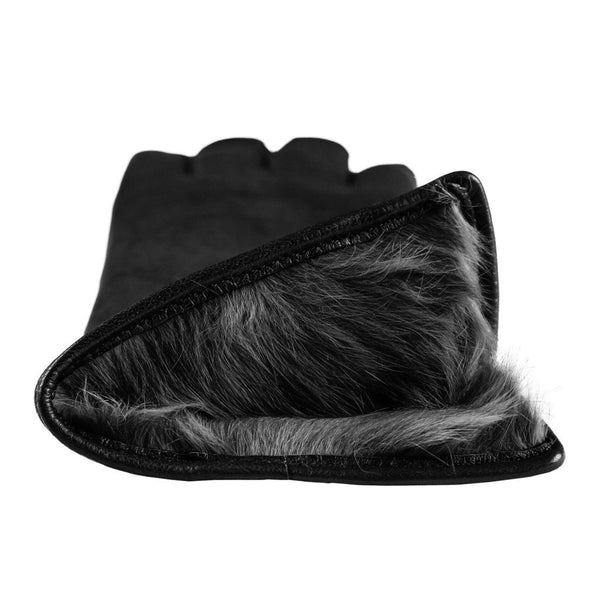 Warm Women's Gloves with Rabbit Lining