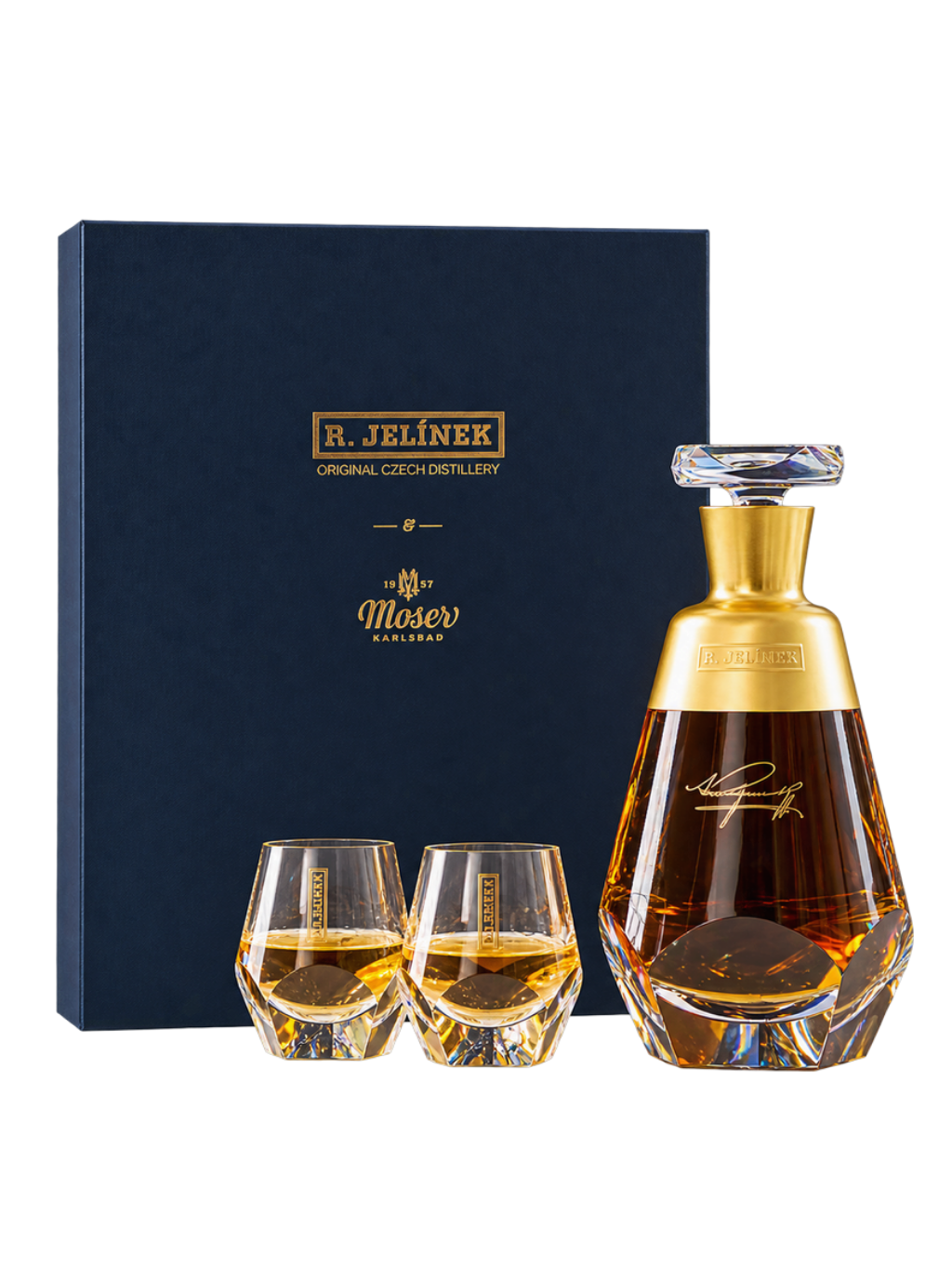 R. JELÍNEK & Moser set 2026 45% 0.7l Bottle number: 119