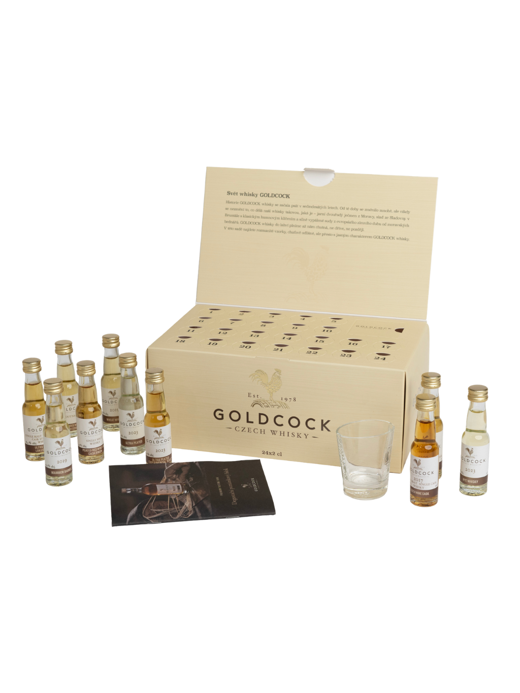 GOLDCOCK Tasting Box 24x 0.02l