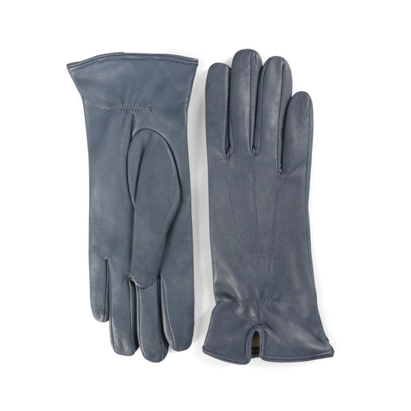 Women's Leather Gloves with Slit and Thin Lining