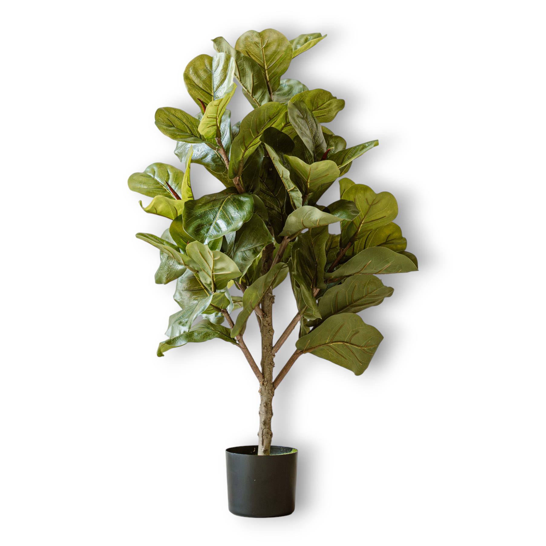 Kunstplant Vijg 90 cm (Ficus) - Compacte Realistische Kunstplant - Indore Home