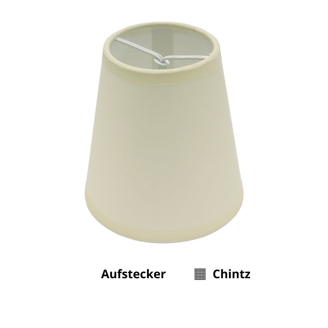 Diverse Lampenkap Bevestigingen – Ø 11 cm - Crème - Chintz