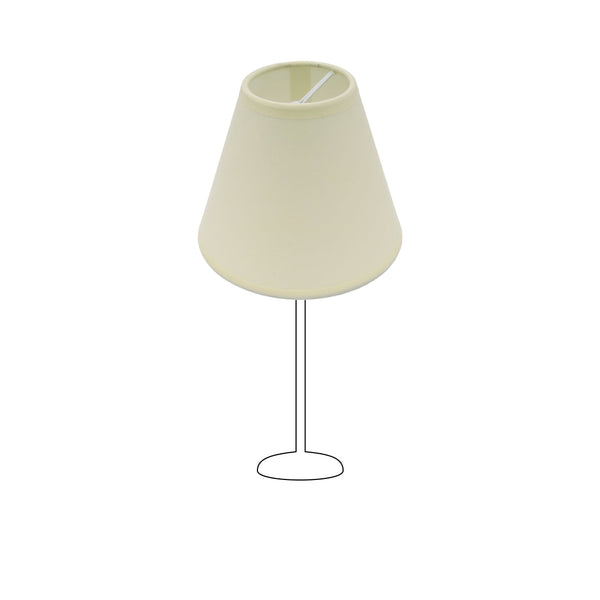 Various Top Lampshade – Ø14 or 16 cm - Cream - Cotton - Clip-On