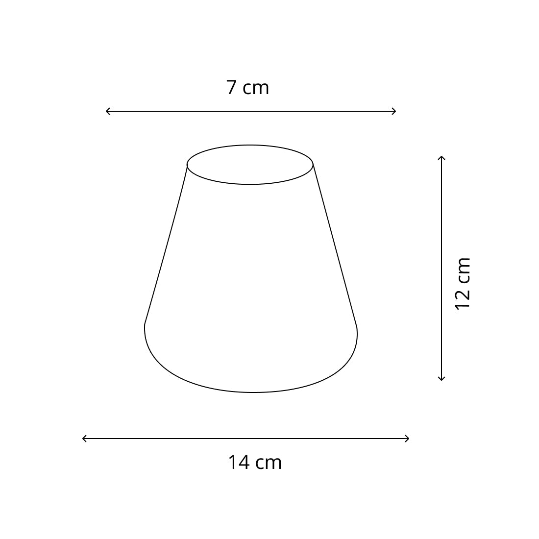 Različiti dodaci za sjenila – Ø14 cm - Bijela - Chintz