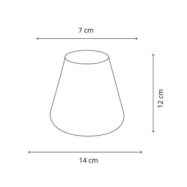 Različiti dodaci za sjenila – Ø14 cm - Bijela - Chintz