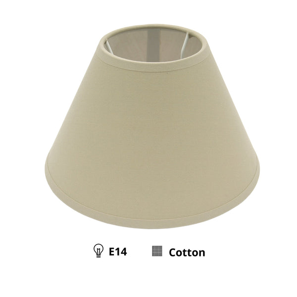 Various Top Lampshade – Ø 16 cm - Cream, Light Brown, Natural, Red & White - E14