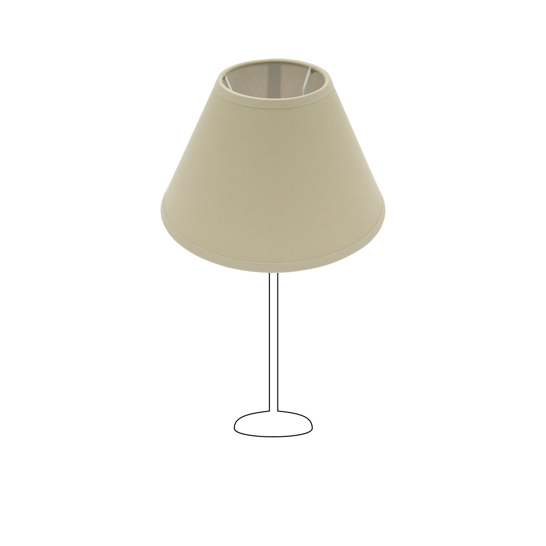 Various Top Lampshade – Ø 16 cm - Cream, Light Brown, Natural, Red & White - E14