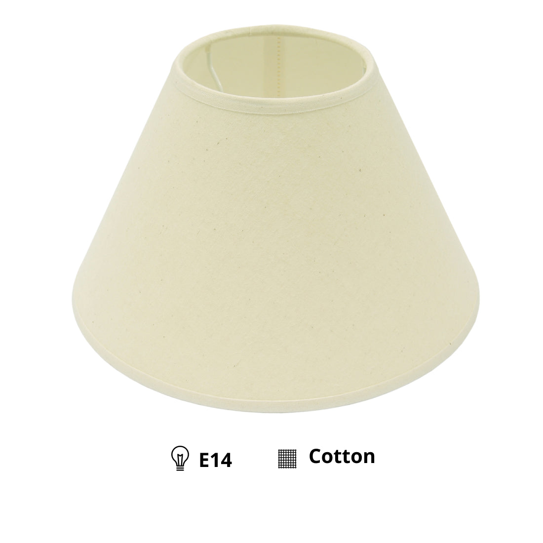 Različiti gornji sjenilo – Ø 16 cm - Krem, svijetlosmeđa, prirodna, crvena i bijela - E14