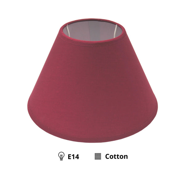 Various Top Lampshade – Ø16 or Ø20 cm - Red - E14/E27