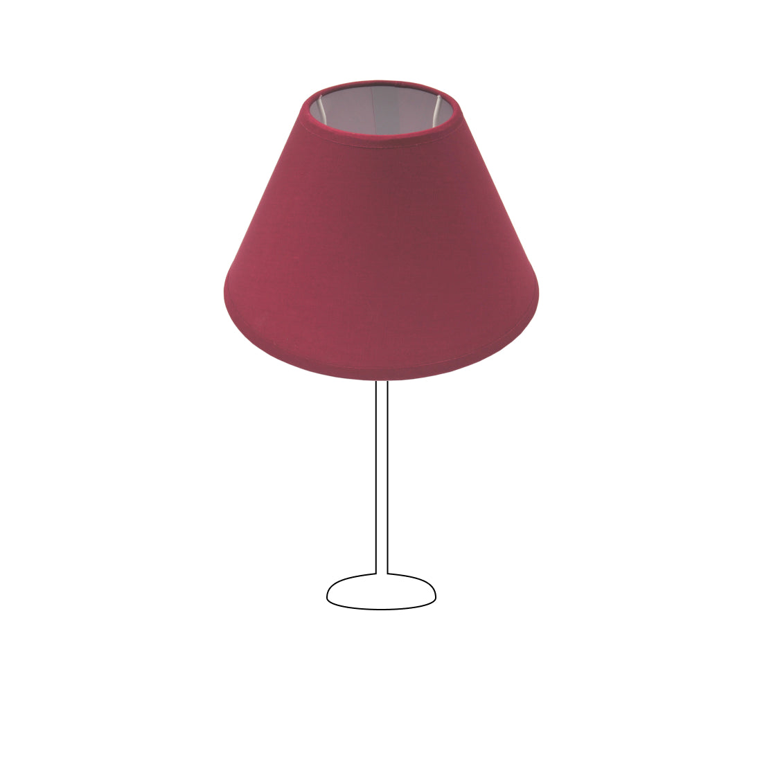 Various Top Lampshade – Ø16 or Ø20 cm - Red - E14/E27
