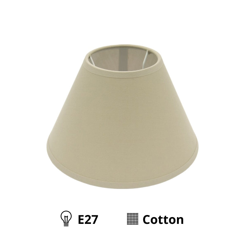 Various Top Lampshade – Ø 16 cm - Cream, Light Brown, Natural, Red & White - E14