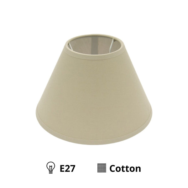 Various Top Lampshade – Ø 16 cm - Cream, Light Brown, Natural, Red & White - E14