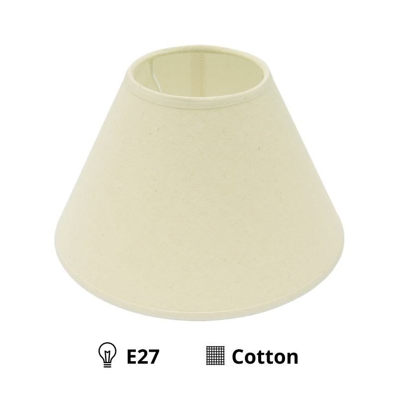 Različiti gornji sjenilo – Ø 16 cm - Krem, svijetlosmeđa, prirodna, crvena i bijela - E14