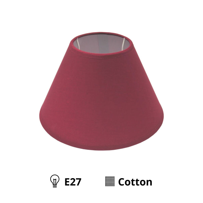 Various Top Lampshade – Ø16 or Ø20 cm - Red - E14/E27