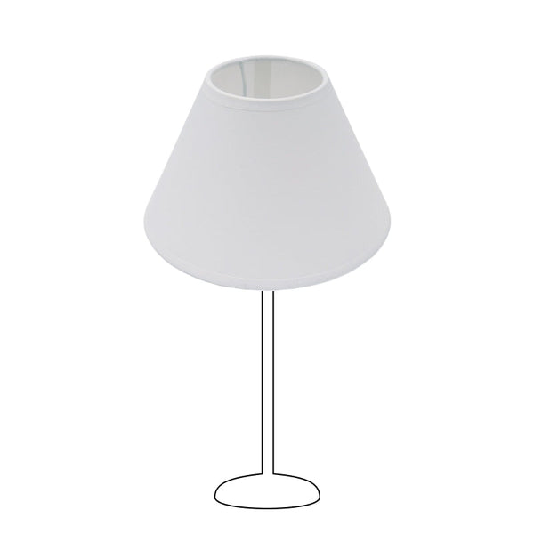 Vari paralumi superiori – Ø16 o Ø20 cm - Bianco - E14/E27