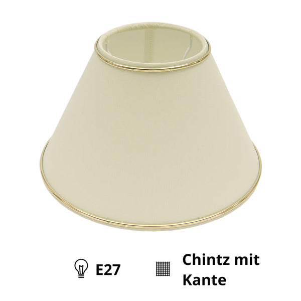 Različiti okviri za lampe - Ø20, 35 ili 45 cm - Chintz - Krem s zlatnim rubom - Sjajni