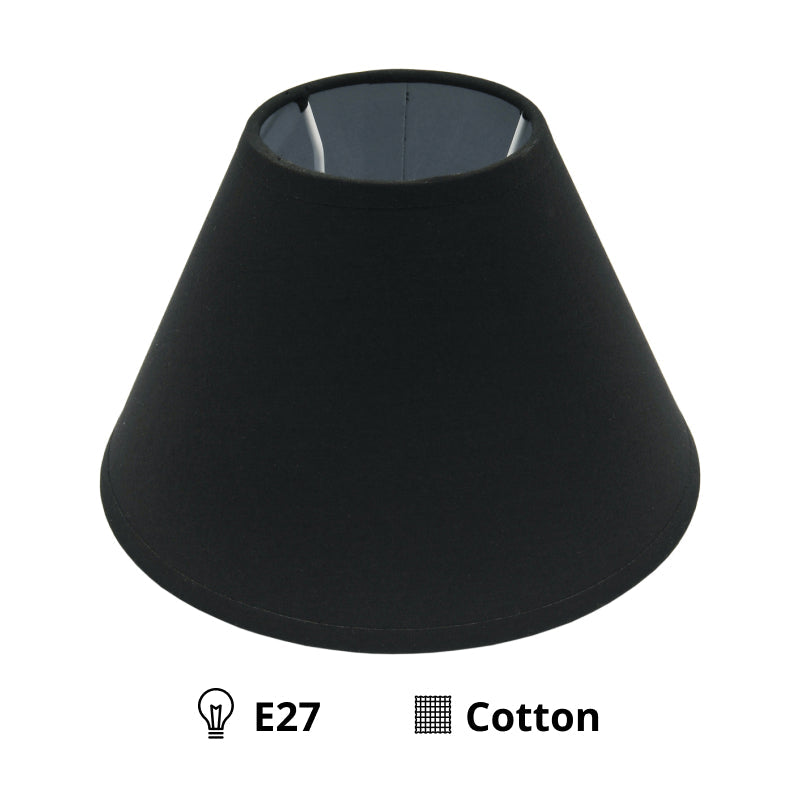 Various Lampshade - Top - Ø20 cm - Black - Cotton - E27