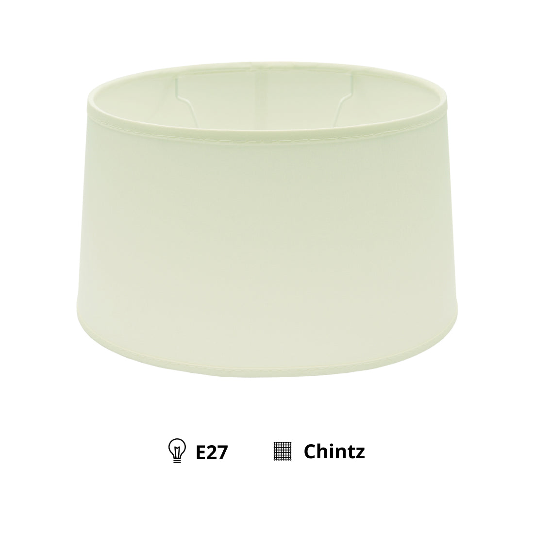 Various Oval Chintz Cream Lampshade (Ø25 cm) – Elegant Lighting for Your Home