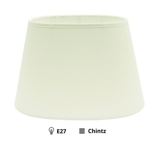 Various Oval Lampshade - Chintz - Cream - Ø20, 25 & 30 cm