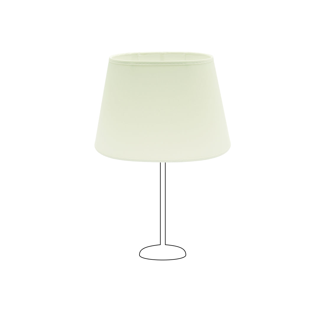 Various Oval Chintz Lampshade Cream – Ø30 cm - Elegant Lighting for Your Home