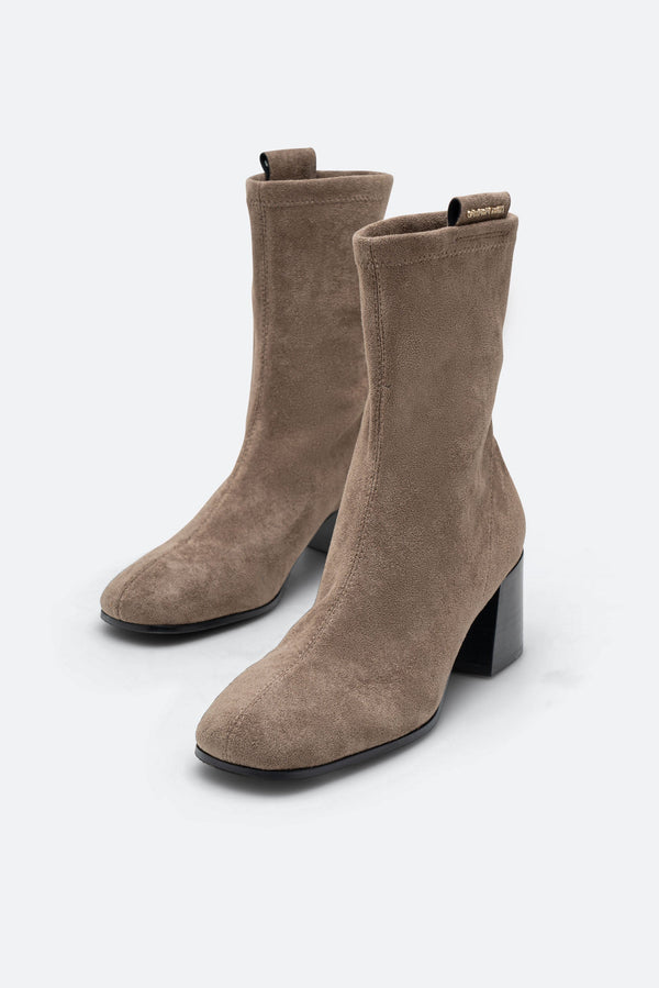 Zion Beige Suede Ankle Boot