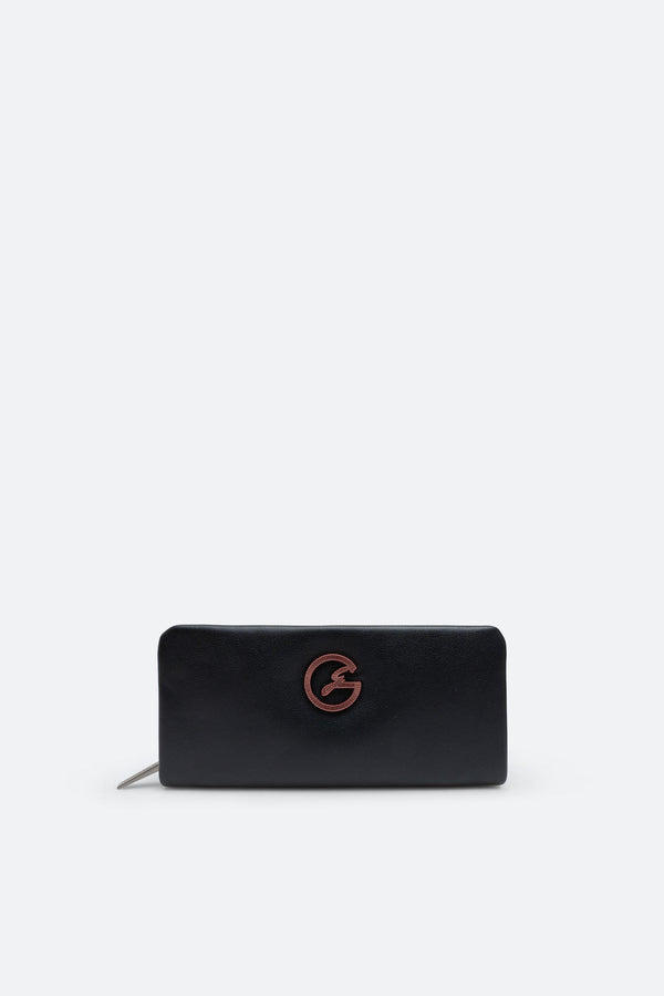 Portafogli grande con zip