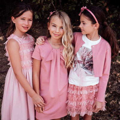 ABITO CORPINO TULLE FIOCCHETTI