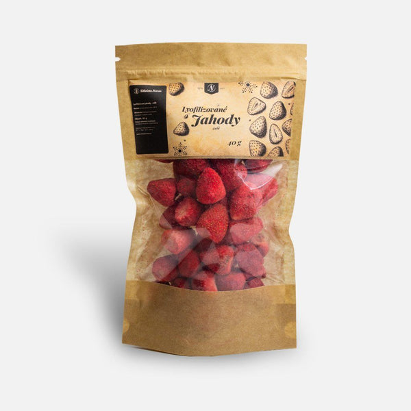 Lyofilizované jahody celé 40 g