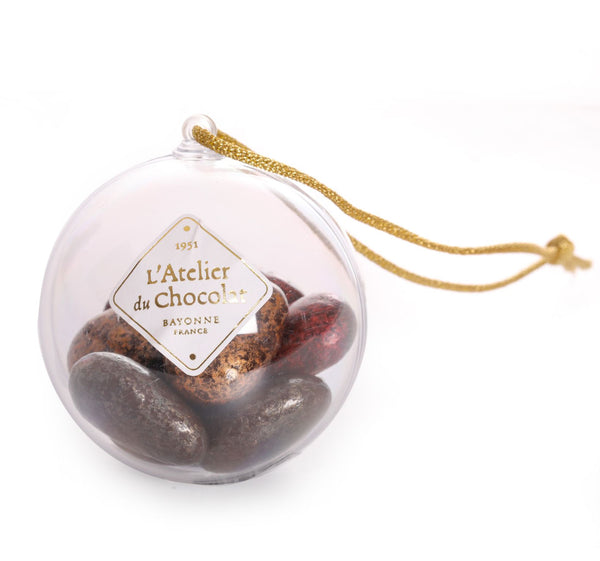 Christmas Chocolate Almond Pebble Ball