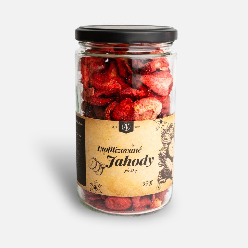 Freeze-dried strawberry slices 55 g