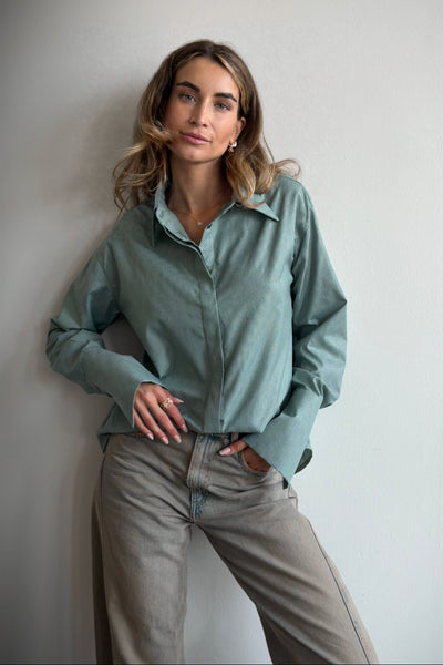 MIRAY Košile | CĀVA PREMIUM WEAR od Loreen Label Velikost: UNI / S - L, Barva: Matcha Latte