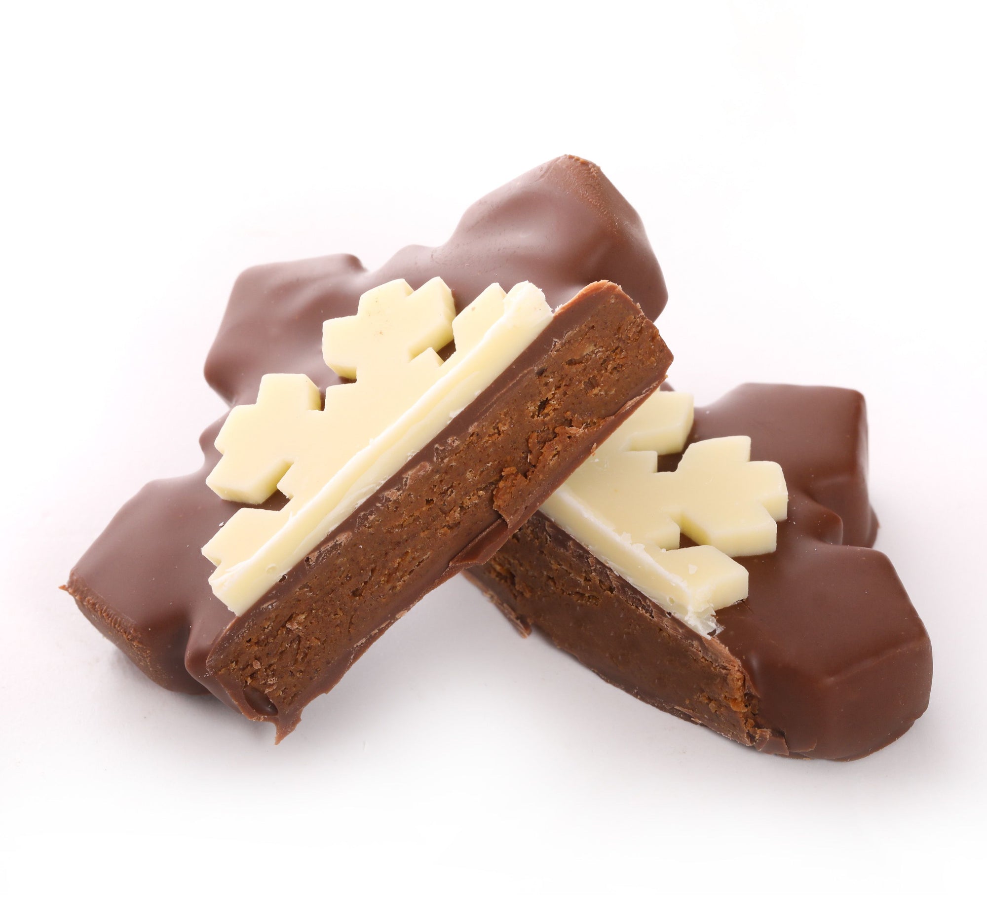 Dark or Milk Chocolate Snowflakes Christmas Chocolates