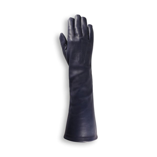 Leather Women's Gloves with Red Silk Lining