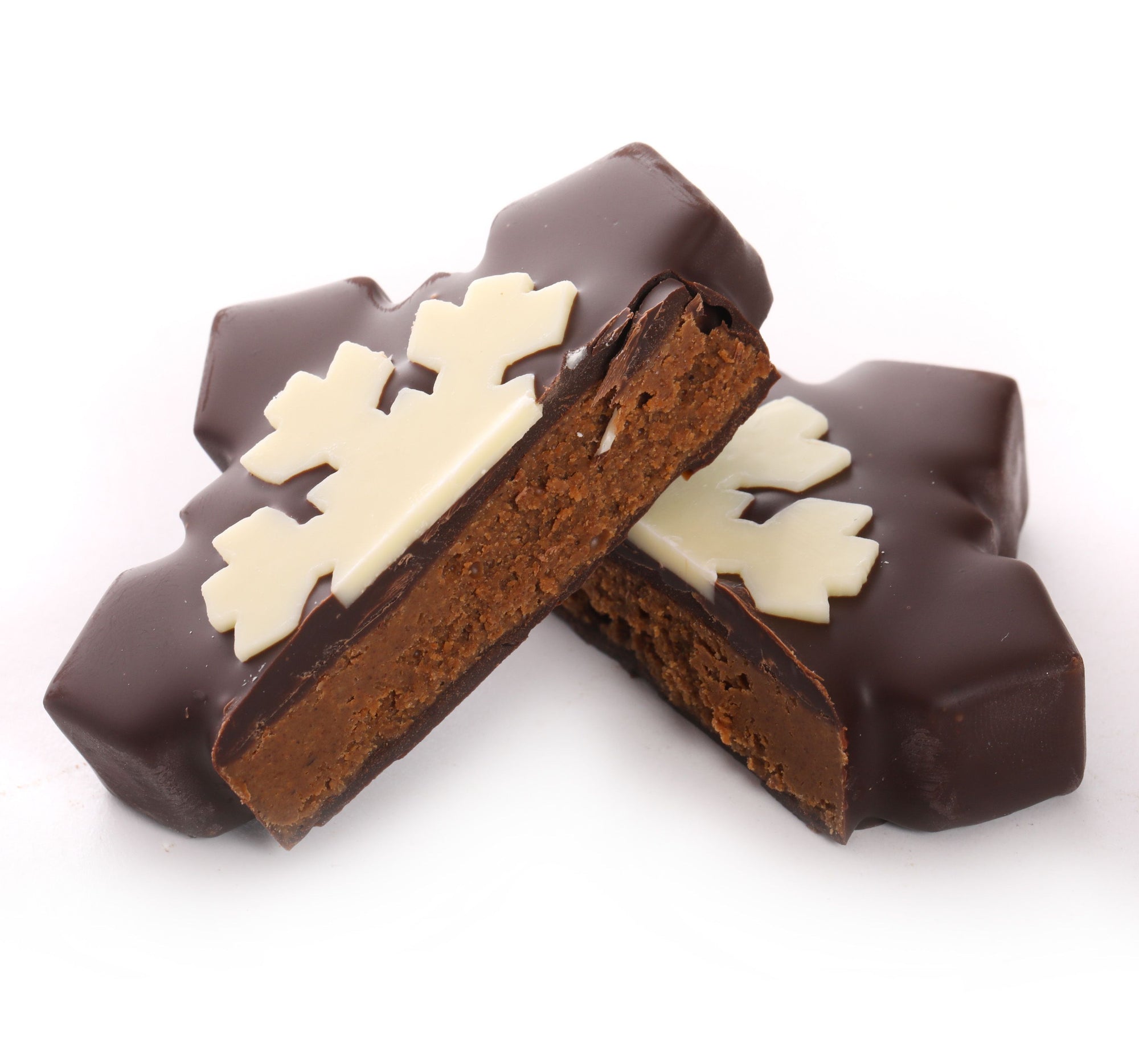 Dark or Milk Chocolate Snowflakes Christmas Chocolates