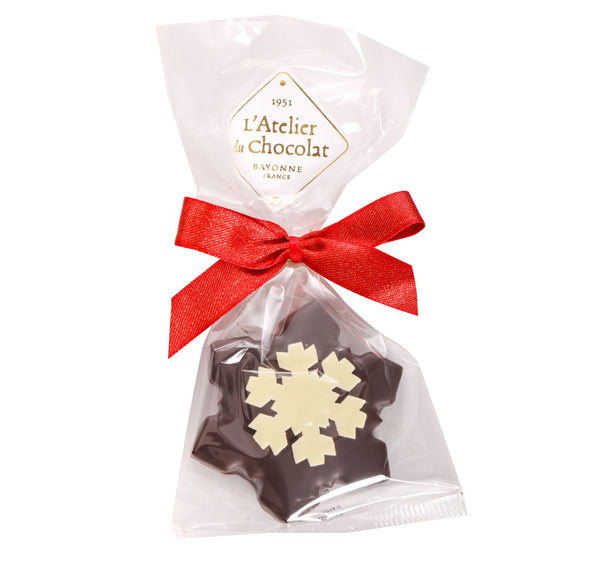 Dark or Milk Chocolate Snowflakes Christmas Chocolates