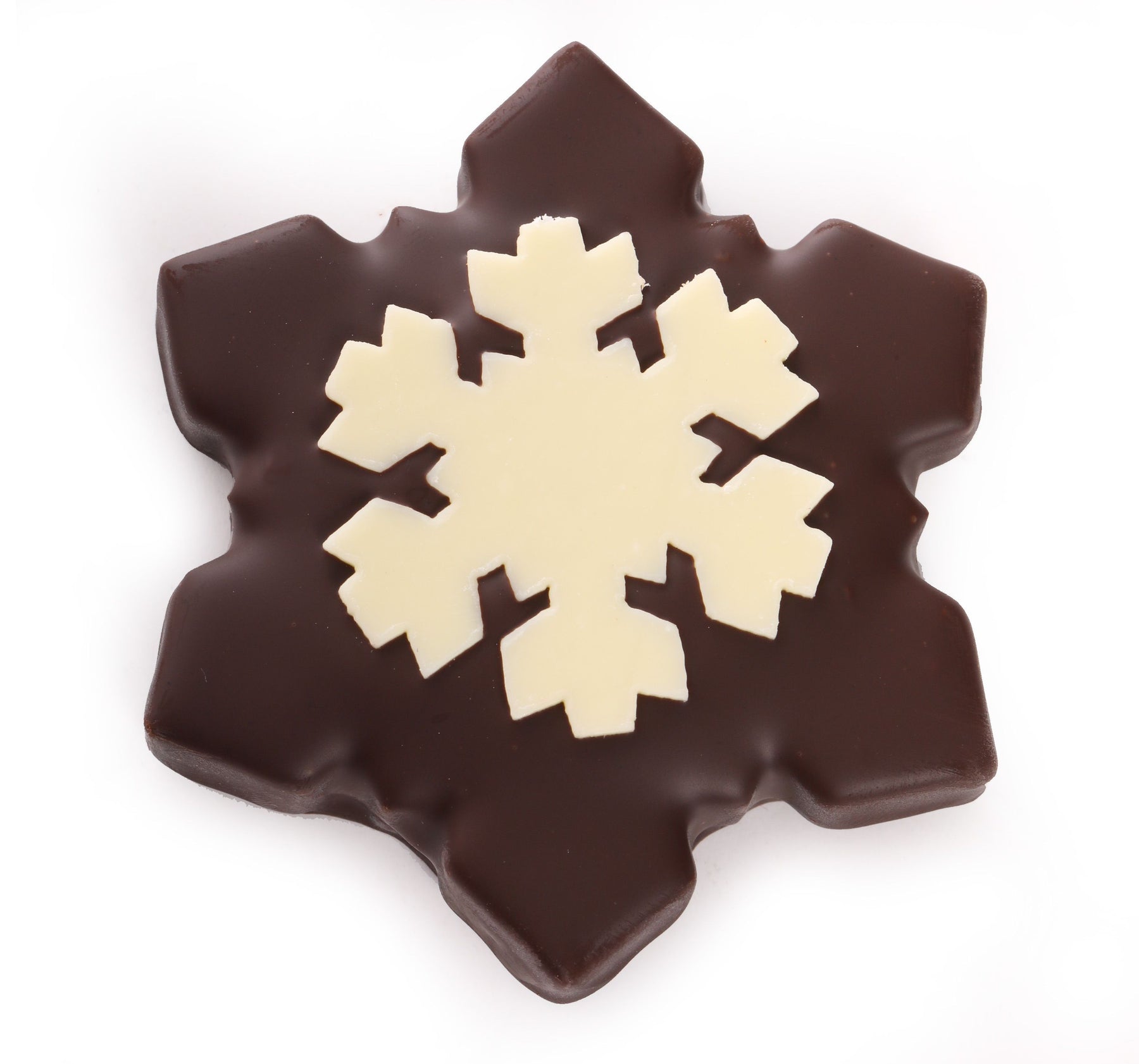 Dark or Milk Chocolate Snowflakes Christmas Chocolates