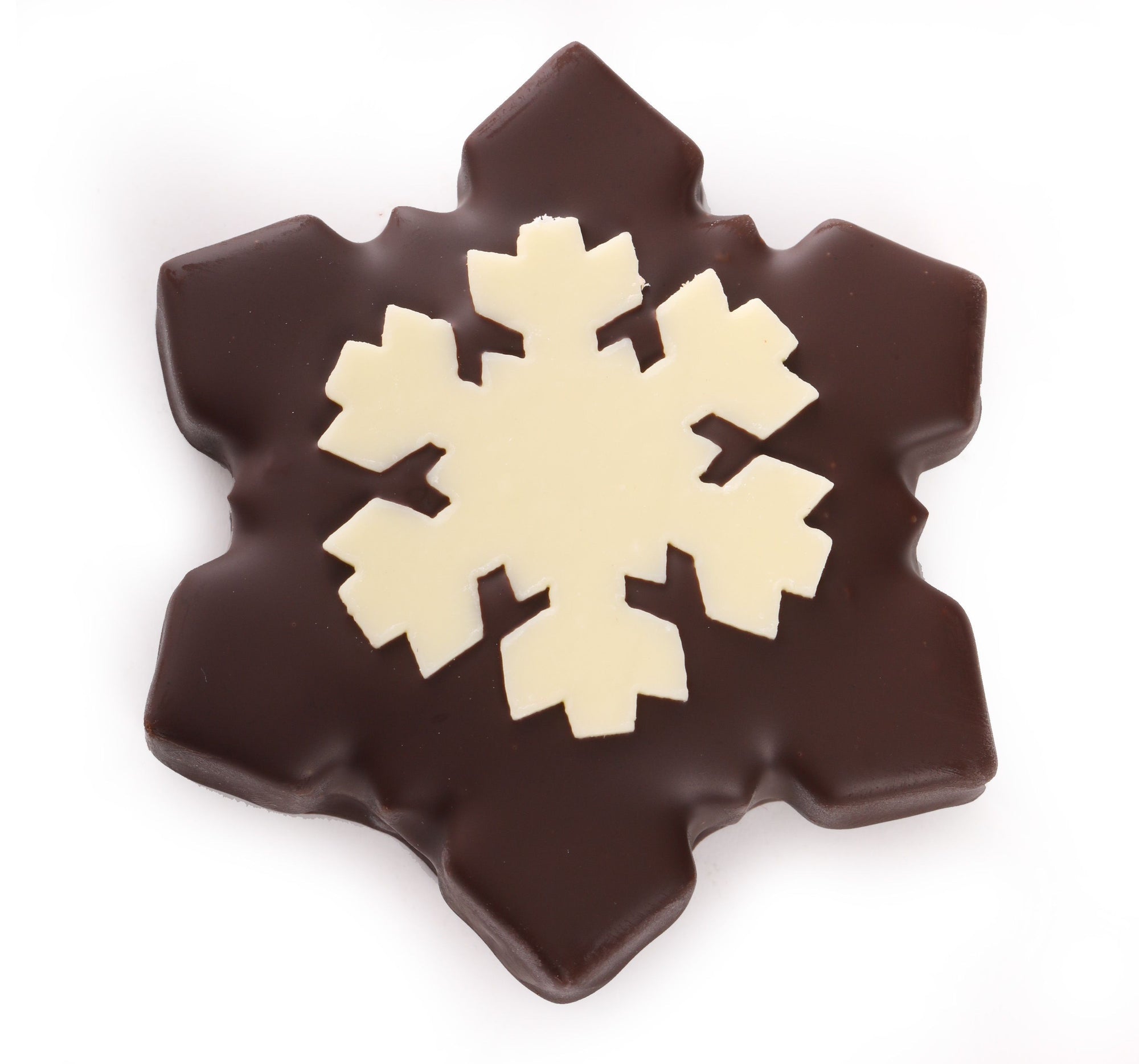 Dark or Milk Chocolate Snowflakes Christmas Chocolates