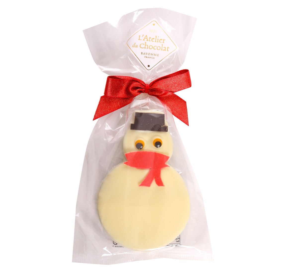 White chocolate snowman pastries Christmas chocolates