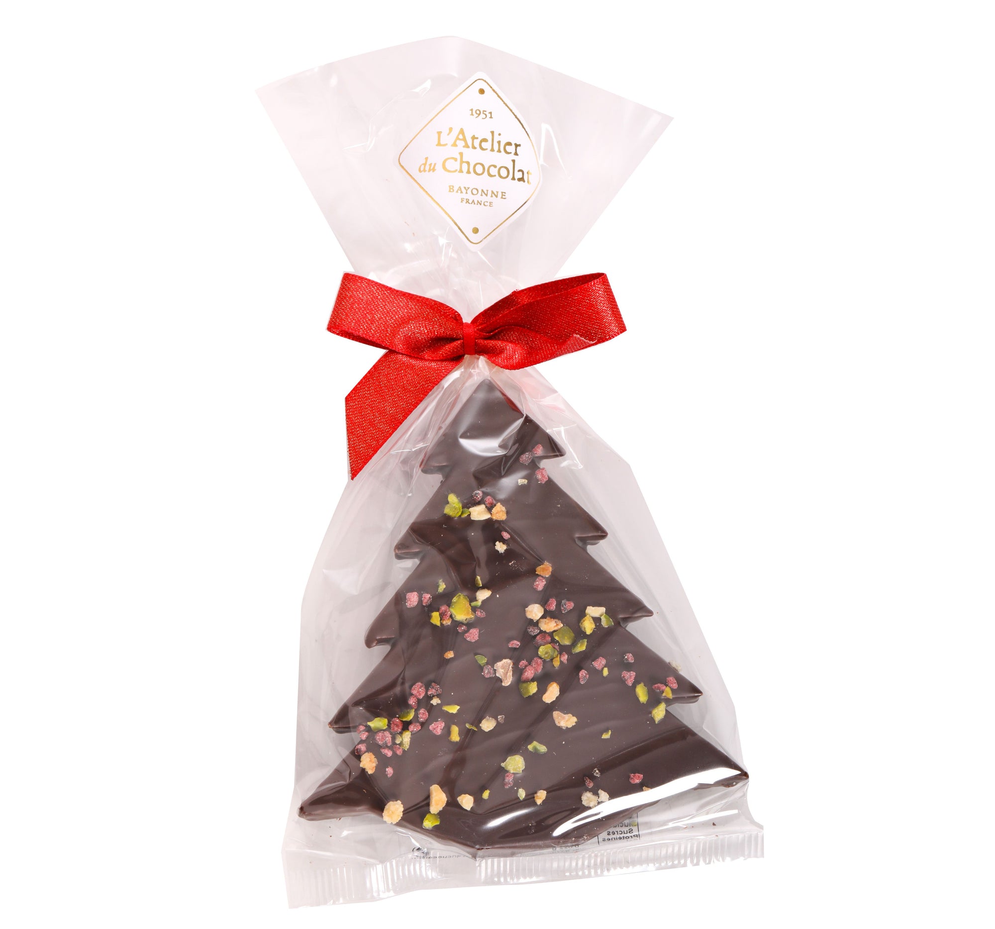 Chocolate praline fir tree Christmas chocolates