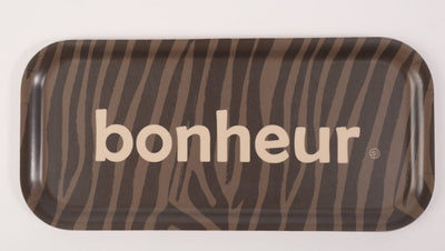 Zebra Happiness Rectangular Tray