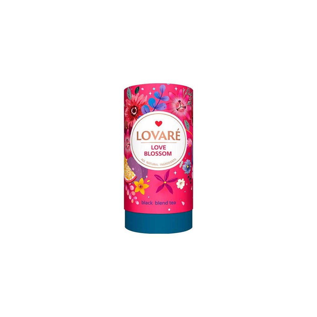 LOVARÉ Love Blossom 80g (loose leaf, black tea)
