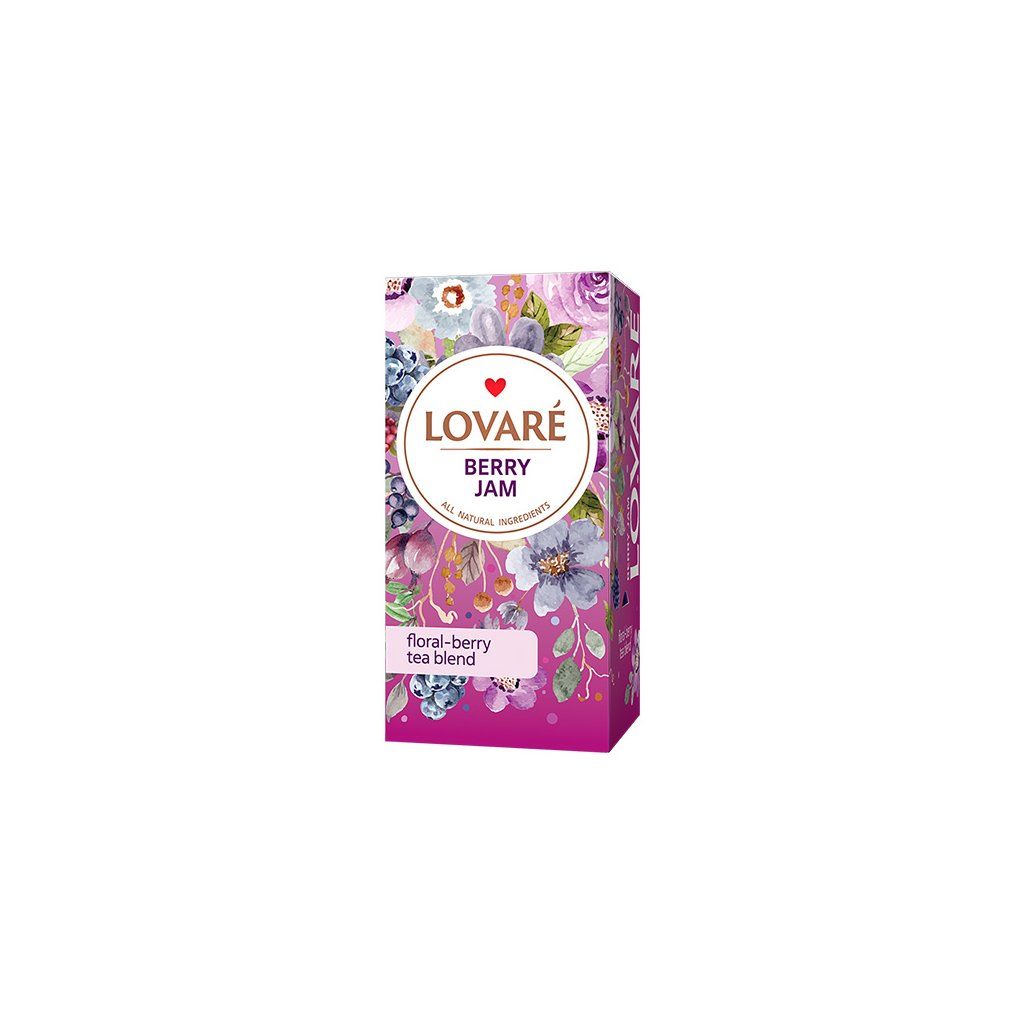 LOVARÉ Berry Jam 36g (24 bags, herbal tea)
