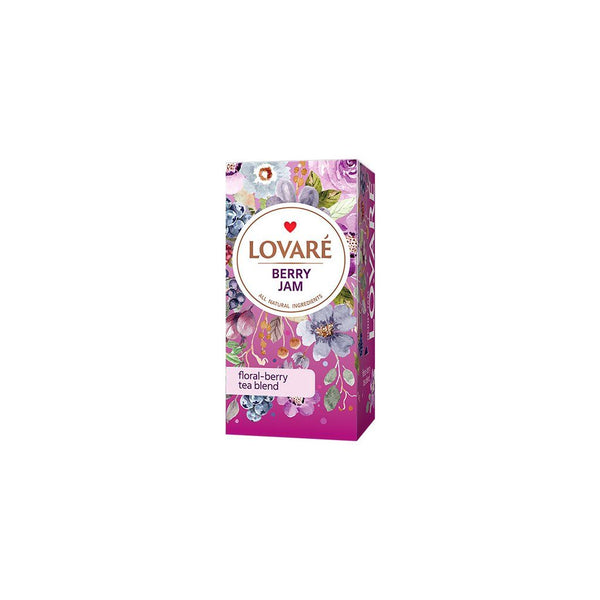 LOVARÉ Berry Jam 36g (24 bags, herbal tea)