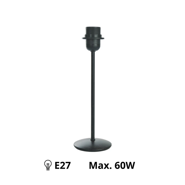 Base de lampe en métal rouillé - 31 cm avec douille E27 – Ton chaud avec caractère