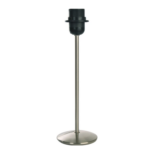 Base Lampada in Metallo Vari in Ferro Spazzolato - 31 cm con Attacco E27 – Elegante e Moderna