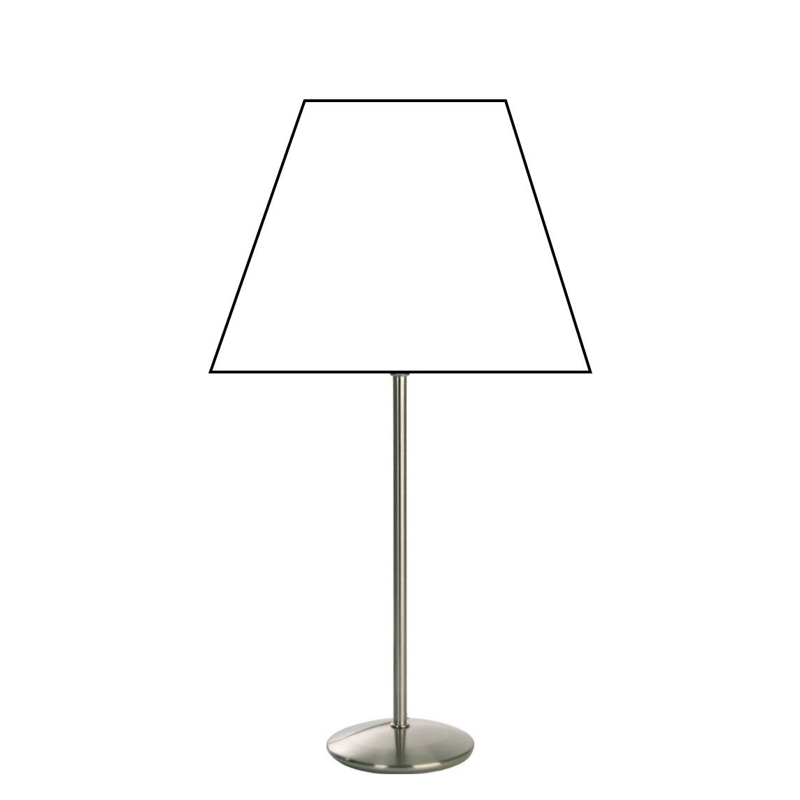 Base Lampada in Metallo Vari in Ferro Spazzolato - 31 cm con Attacco E27 – Elegante e Moderna