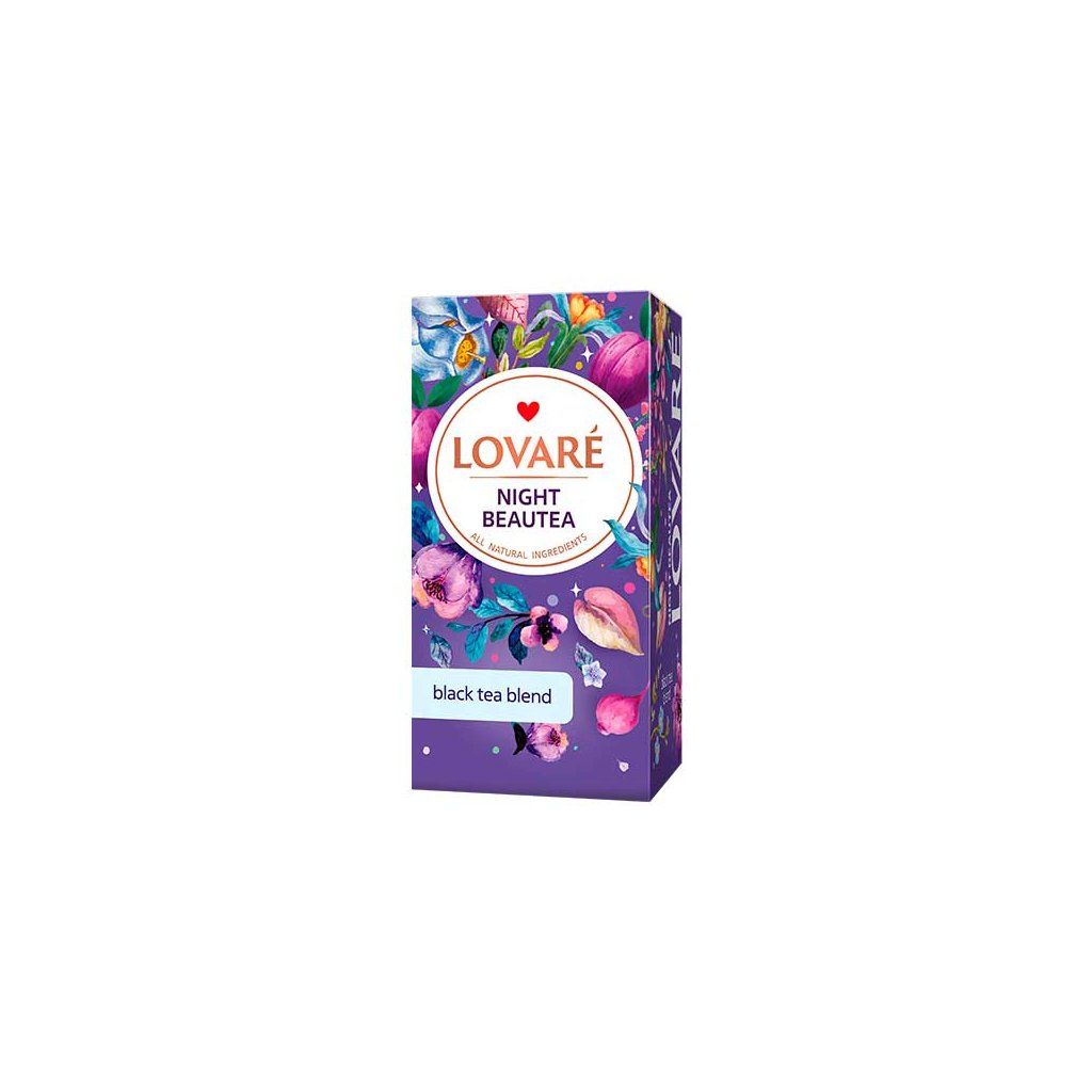 LOVARÉ Night Beautea 48g (24 bags, black tea)