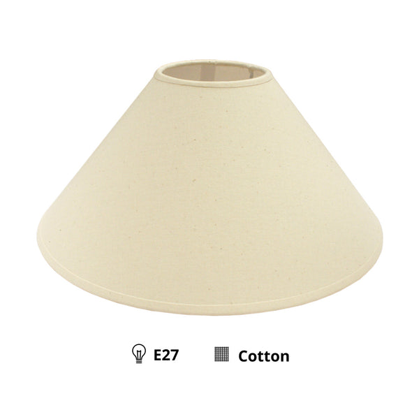 Diverse Lampenkappen – Katoen - Natuurlijk - Ø25 cm