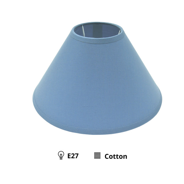 Diverse Lampenkap Plafond – Katoen - Blauw - Ø25 cm