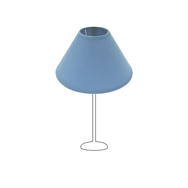 Diverse Lampenkap Plafond – Katoen - Blauw - Ø25 cm